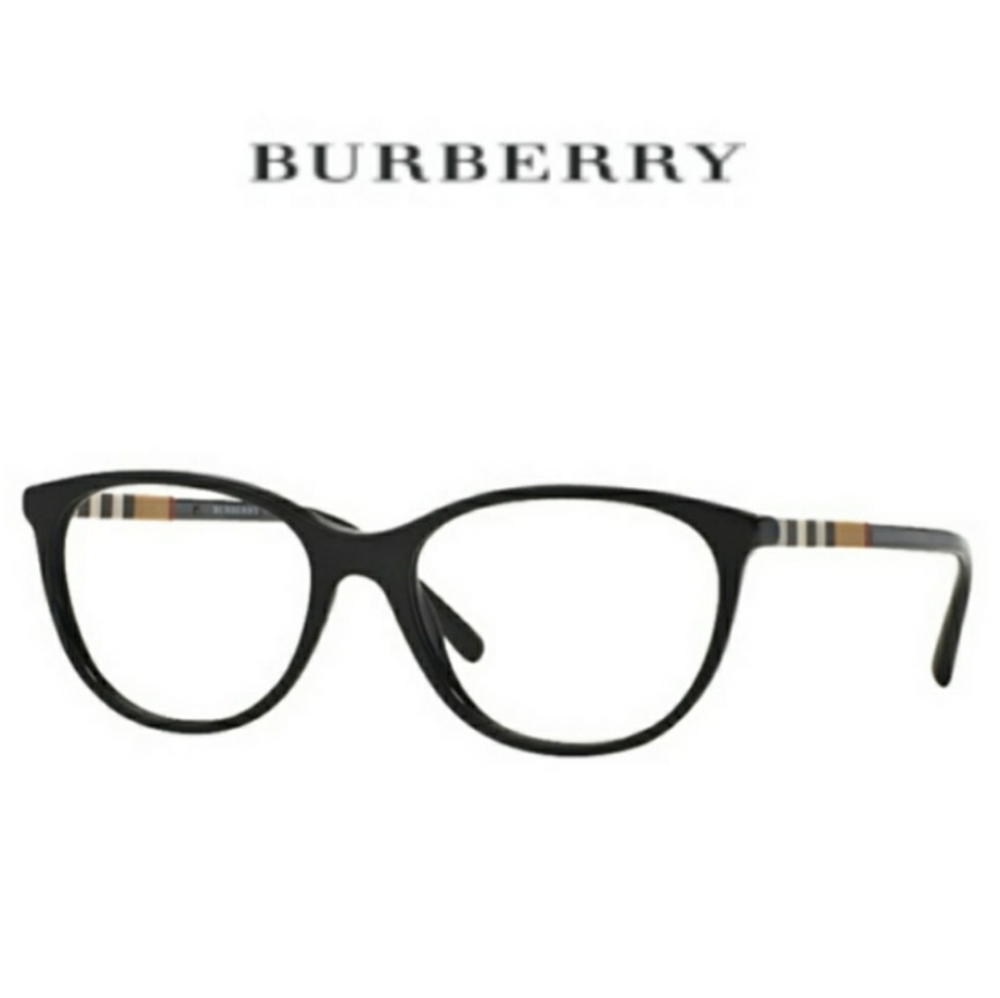 Burberry Black Round Women's Eyeglass Frames
